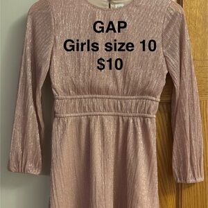 GAP Shimmering Pink Girls Dress